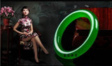 Chinese Jade Bracelet Hand Carved Koraba Fine Jewelry