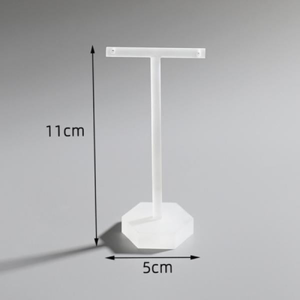 Frosted Acrylic Earrings Display Holder Jewelry Stand