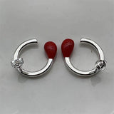 Spanish 925 Silver Pin Stud Pendant & Earring Set
