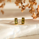 Dainty Gemstone Stud Earrings - Personalized Gift for Women