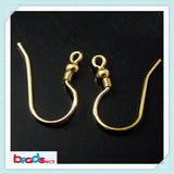 925 Silver Earring with 14K Finish