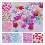 1000pcs/set 12mm Flatback Pearl Flower Embellishment Wedding Craft