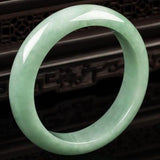 Zheru Jewelry Green Burmese Jadeite 54-64mm Bracelet
