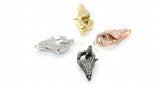 5PCS CZ Micro Pave Lobster Clasp Pendant