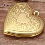 BoYuTe 28MM Metal Brass Heart Floating Locket Charms Pendant