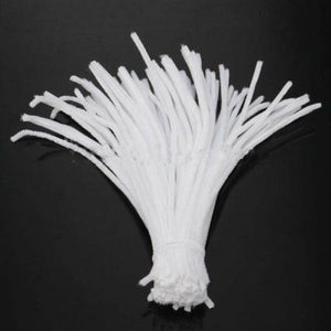100pcs Kids Plush DIY Chenille Sticks Craft Educational Toy