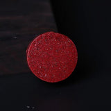 5A Natural Cinnabar Lucky Fortune Zinnober Vermilion Single Bead