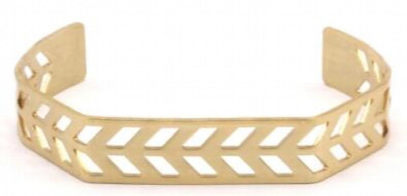Raw Brass Bracelet Cuff Bangle