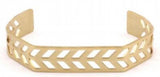 Raw Brass Bracelet Cuff Bangle
