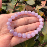 Fengbaowu Lavender Amethyst Bracelet Crystal Quartz Healing Stone Women Jewelry