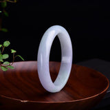 Zheru Jewelry Natural Myanmar Jadeite 54-64mm Light Purple Bracelet