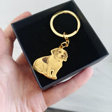 Lateefah Carved Pet Photo Pendant Keychain Pet Jewelry For Pet Memorial