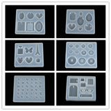 DIY UV Resin Liquid Silicone Mold Pendant Charms for Earrings Necklace