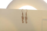 Personalized Name Earrings, Hanging Dainty Earrings, Gift for Her