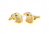 Silver Crystal Eagle Cuff Links Copper Material Men Cufflinks