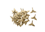 30pcs Whale Tail Charms, Antique Tibetan Silver Pendant for DIY Jewelry Making