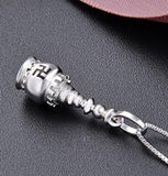 925 Silver Necklace Female Buddha Series Pagoda Pendant
