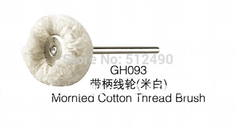 100pcs/lot GH093 Mornted cotton thread brush