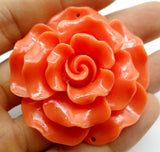 Chinese Organic Cinnabar Quartz Crystal Flower Pendant for DIY Jewelry Making