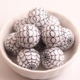 Halloween Acrylic Spider Beads Chunky Necklace Jewelry
