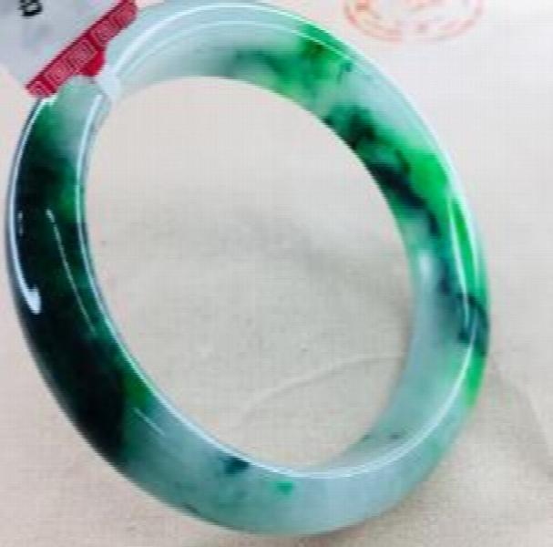Natural Light Green Jadeite Bracelet + Gift Certificate