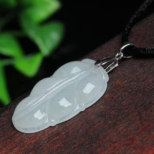 Zheru Jewelry Natural Burmese Jade Amulet Landscape Pendant
