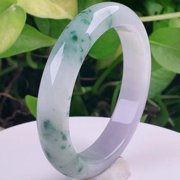 Natural Burma Jade 54mm-62mm Princess Bracelet, Gift for Girlfriend or Mom