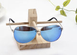 Wood Sunglass Display Rack Shelf for Eyeglasses Jewelry Holder
