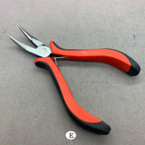 DIY Beads Scissors Pliers Accessories Set Red Steel