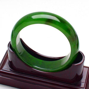 Zheru Jewelry Natural Hetian Jade Green Bracelet Princess Jewelry Gift