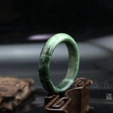 Zheru Jewelry Natural Burmese Emerald Dark Green Bracelet