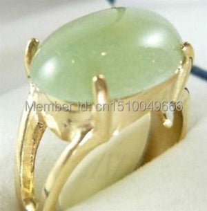 Light Green Jade Ring Size 7 8 9