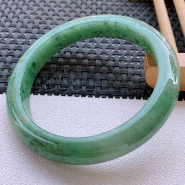 Green Burmese Jadeite Bracelet for Mom & Girlfriend