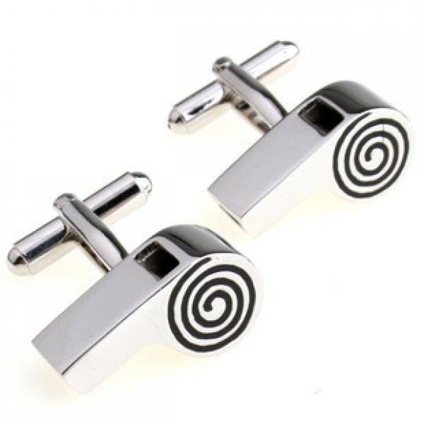 Whistle Cufflink Cuff Link 2 Pairs Set