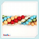 Mixed Beads Charm Bead Shining Surface Round Beauty Beads Wholesal...