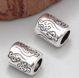 925 Silver Lucky Cloud Symbol Beads Good Luck DIY Bracelet Findings