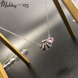 925 Silver Necklace Women Pendant Birthday Gift Choker Anniversary