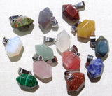 Natural stone Quartz Crystal Opal Turquoises aventurine tiger eye beads pendant