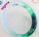 Natural Jadeite Bracelet Ice Bottom Tricolor 52-61mm Gift Certificate