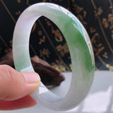Zheru Jadeite Two-Color Bracelet 54mm-64mm