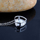 Romantic Zircon Pendant Necklace for Love
