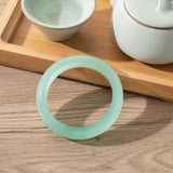 Zheru Jewelry Natural Burmese Jadeite Light Bracelet Princess Jewelry