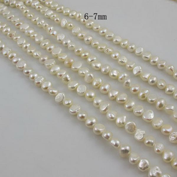 6-7mm Baroque Freshwater Pearl Loose Beads DIY Making