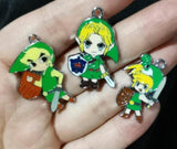 10Pcs Anime Cartoon Charm Necklace/Bracelet Pendant DIY Jewelry Making T-53