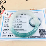 Natural Jadeite Bracelet Ice Bottom Water 54-62mm Double Female Jade Bracelet