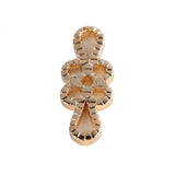 14K Chinese Knot Tassel Earrings for DIY Necklaces
