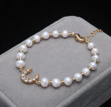 Freshwater Pearl Bracelet Crescent Hand String