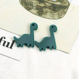 50pcs Animal Dinosaur Dragon Acrylic Beads for DIY Jewelry Earring Pendant