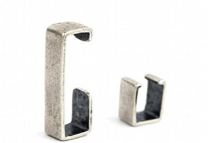 925 Silver Geometry Square Ear Cuff Clip On Earrings