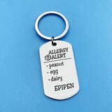 Personalized Allergy Alert Medical ID Tag